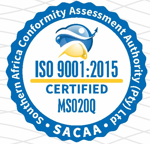 ISO 9001:2015 certified (SACAA MS020Q)